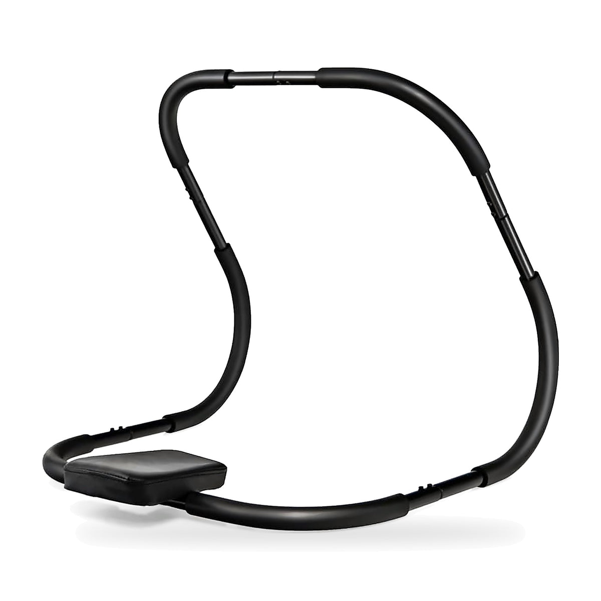 Ab Crunch Trainer with Padded Headrest – 3-Level Adjustable Steel Sit-Up Frame for Home Core Workouts