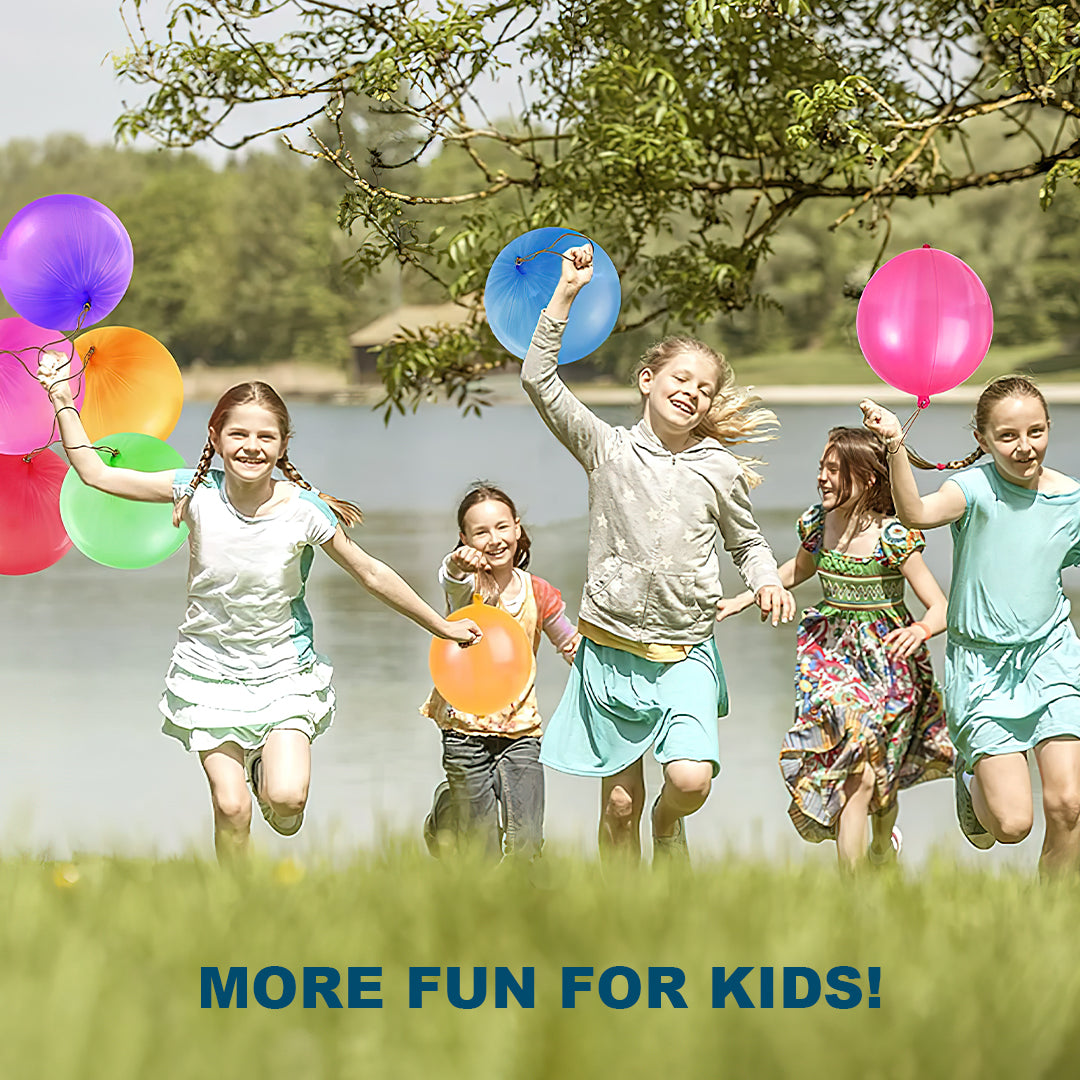 24 PCS Colourful Large Punch Balloons Pack