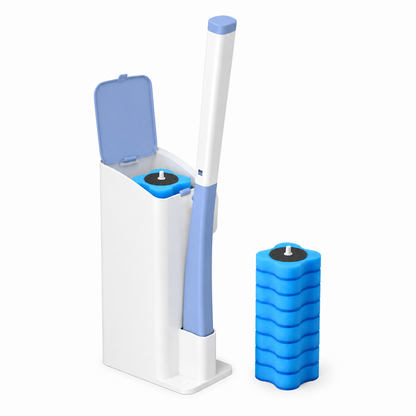 Disposable toilet brush cleaning wand – main view